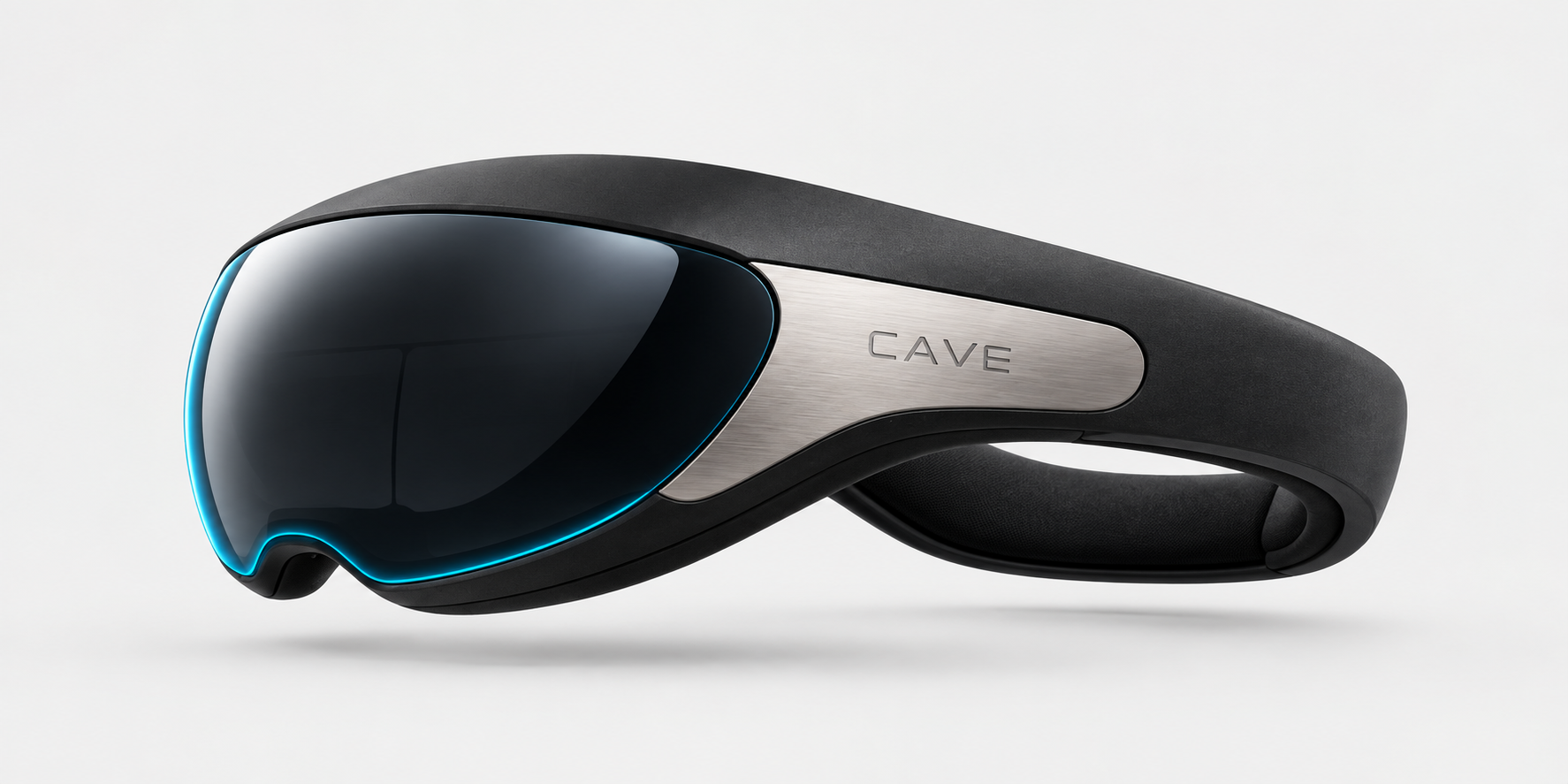 Left side profile of the CAVE visor